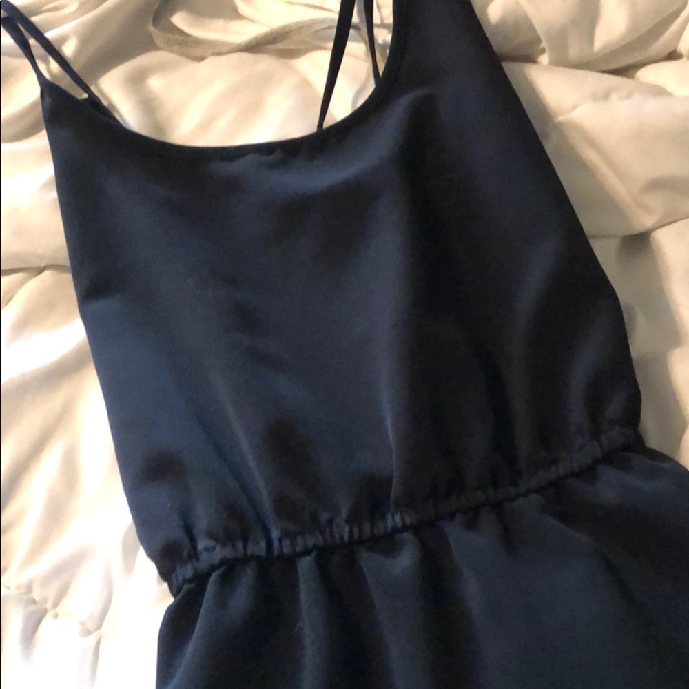 Simple black sun dress